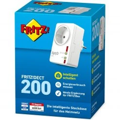 AVM FRITZ! Smart Home AVM FRITZ!DECT 200 SmartHome, Steckdose (weiß/rot) -Smart Home Zubehör Verkaufsgeschäft AVM FRITZ DECT 200 SmartHome Steckdose@@ohsa29 4