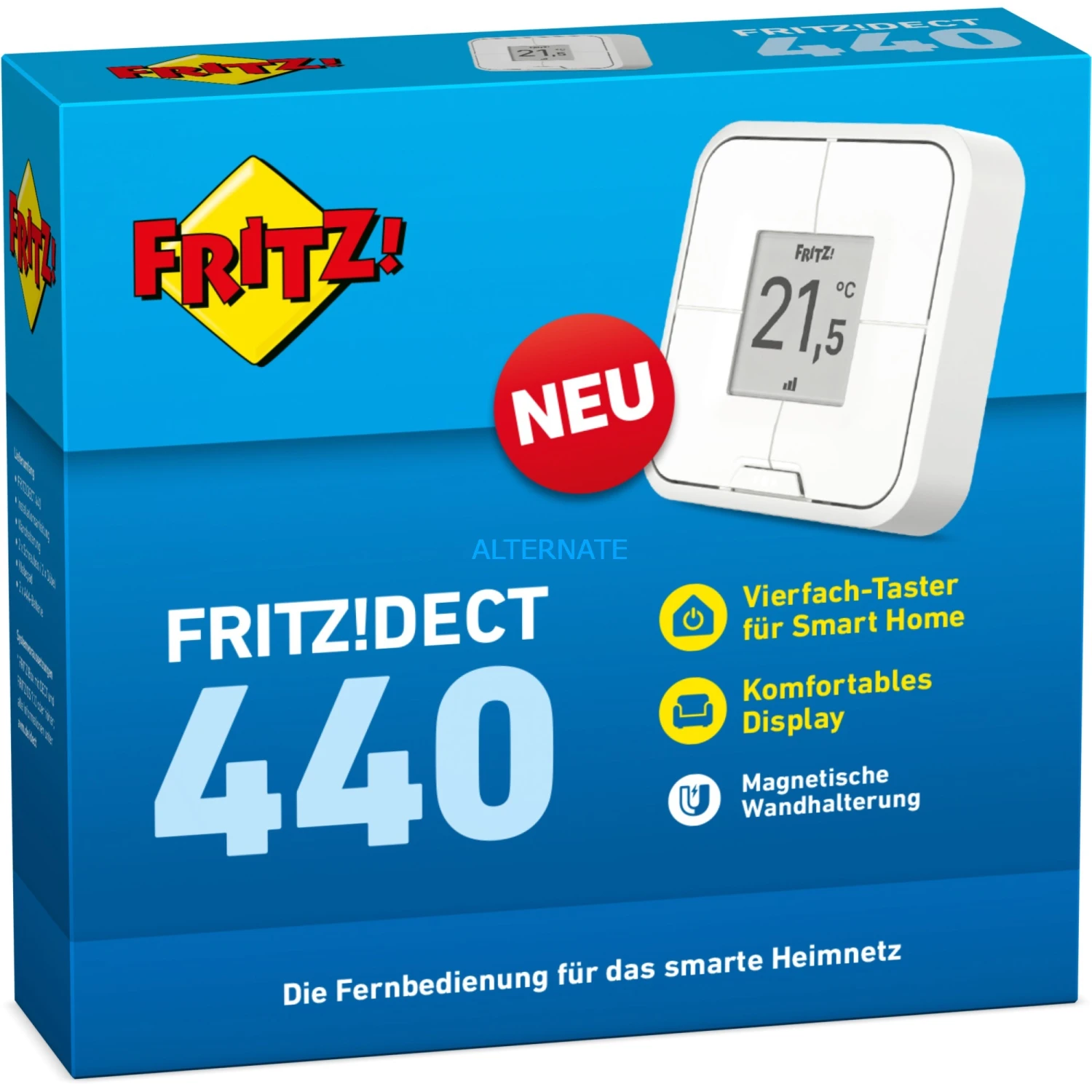 AVM FRITZ! Smart Home AVM FRITZ!DECT 440, Schalter 5 AVM FRITZ! Smart Home AVM FRITZ!DECT 440, Schalter – Bild 4