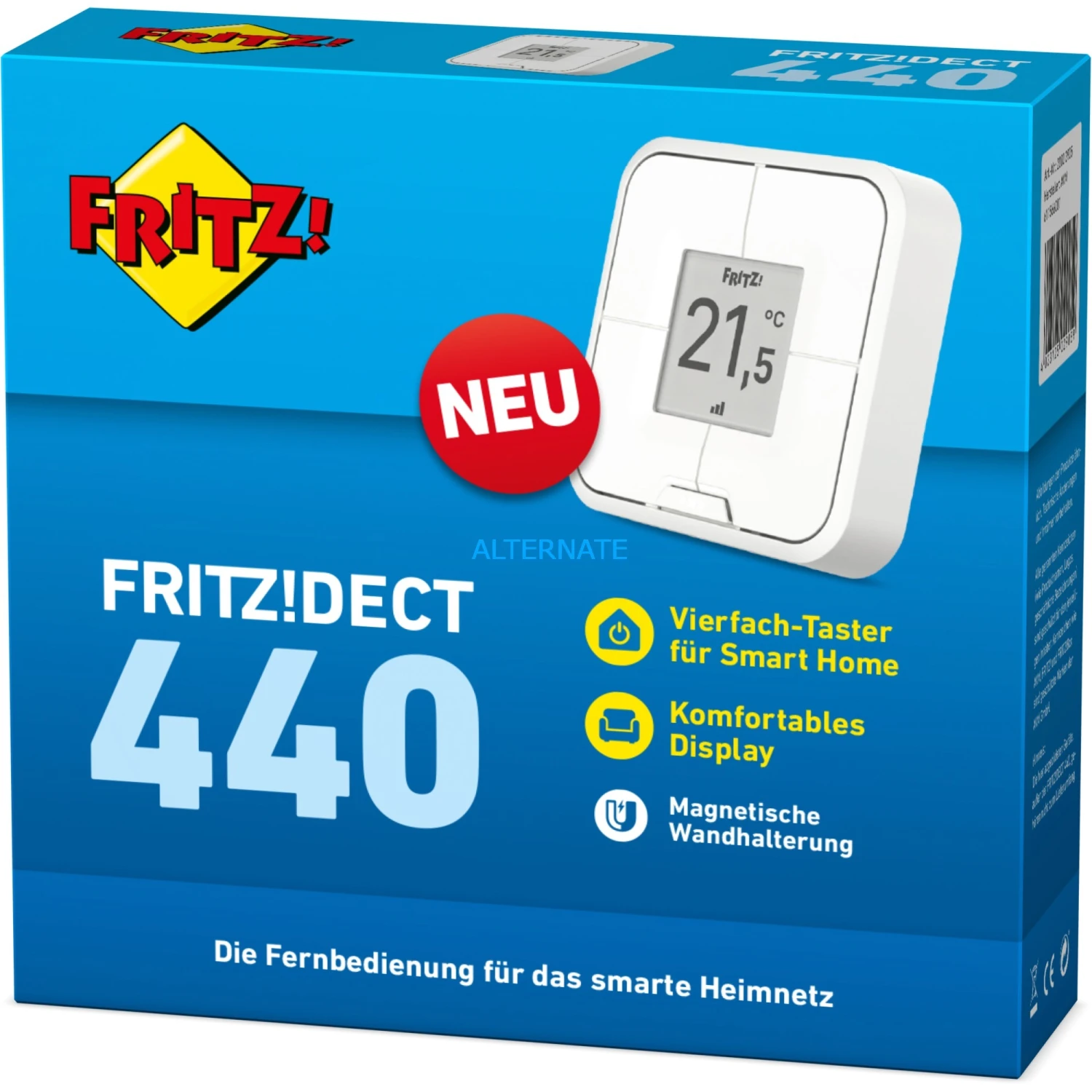 AVM FRITZ! Smart Home AVM FRITZ!DECT 440, Schalter 6 AVM FRITZ! Smart Home AVM FRITZ!DECT 440, Schalter – Bild 5