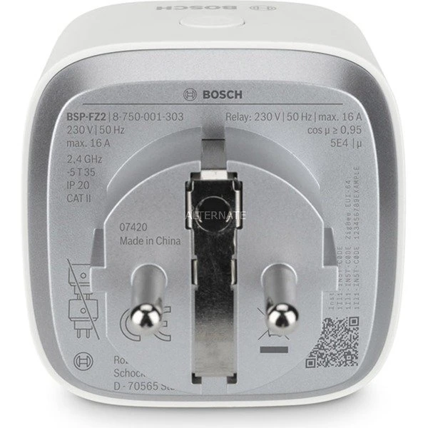 Bosch Smart Home Zwischenstecker Kompakt (BSP-FZ2), Schaltsteckdose (weiß) 5 Bosch Smart Home Zwischenstecker Kompakt (BSP-FZ2), Schaltsteckdose (weiß) – Bild 4