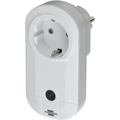 Smarte Steckdosen Brennenstuhl BrematicPRO Schalt- Und Messsteckdose, Schaltsteckdose (weiß)