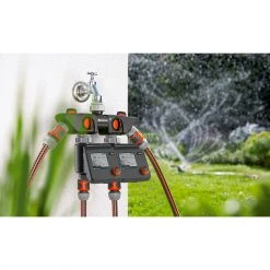 GARDENA Bewässerungssteuerung Select (grau/orange) -Smart Home Zubehör Verkaufsgeschäft GARDENA Bew sserungssteuerung Select@@9wiefu01 3