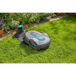 GARDENA Mähroboter SILENO Life (grau/türkis, 750m², Li-Ionen Akku 2,1Ah) -Smart Home Zubehör Verkaufsgeschäft GARDENA M hroboter SILENO life@@9whaeu40 2