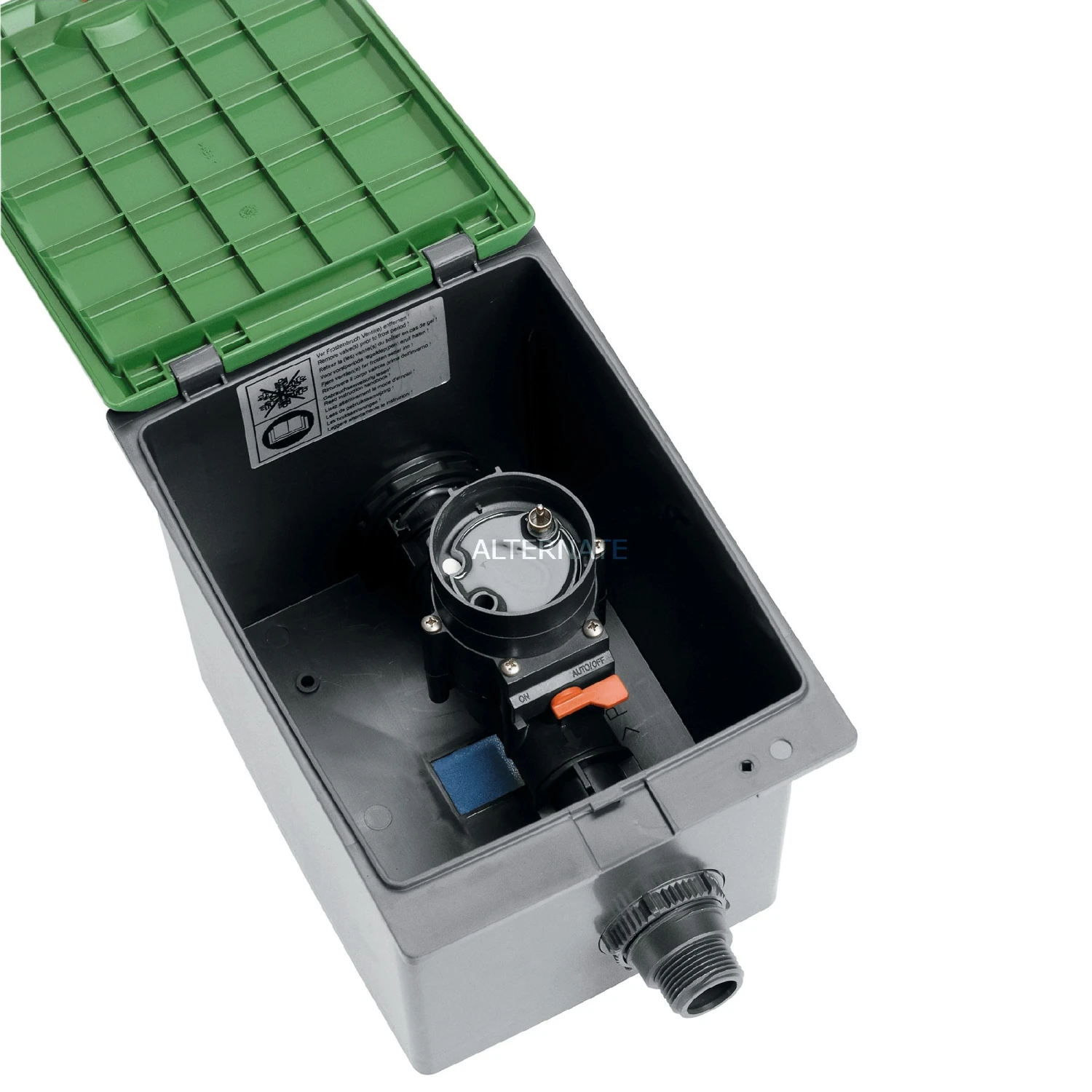 Bewässerungssteuerung GARDENA Ventilbox V1, Gehäuse (grün/grau) 4 Bewässerungssteuerung GARDENA Ventilbox V1, Gehäuse (grün/grau) – Bild 2