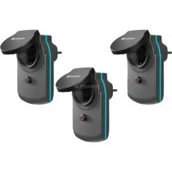 GARDENA Smart Garden GARDENA Smart Power Zwischenstecker, 3er Set, Steckdose (schwarz)