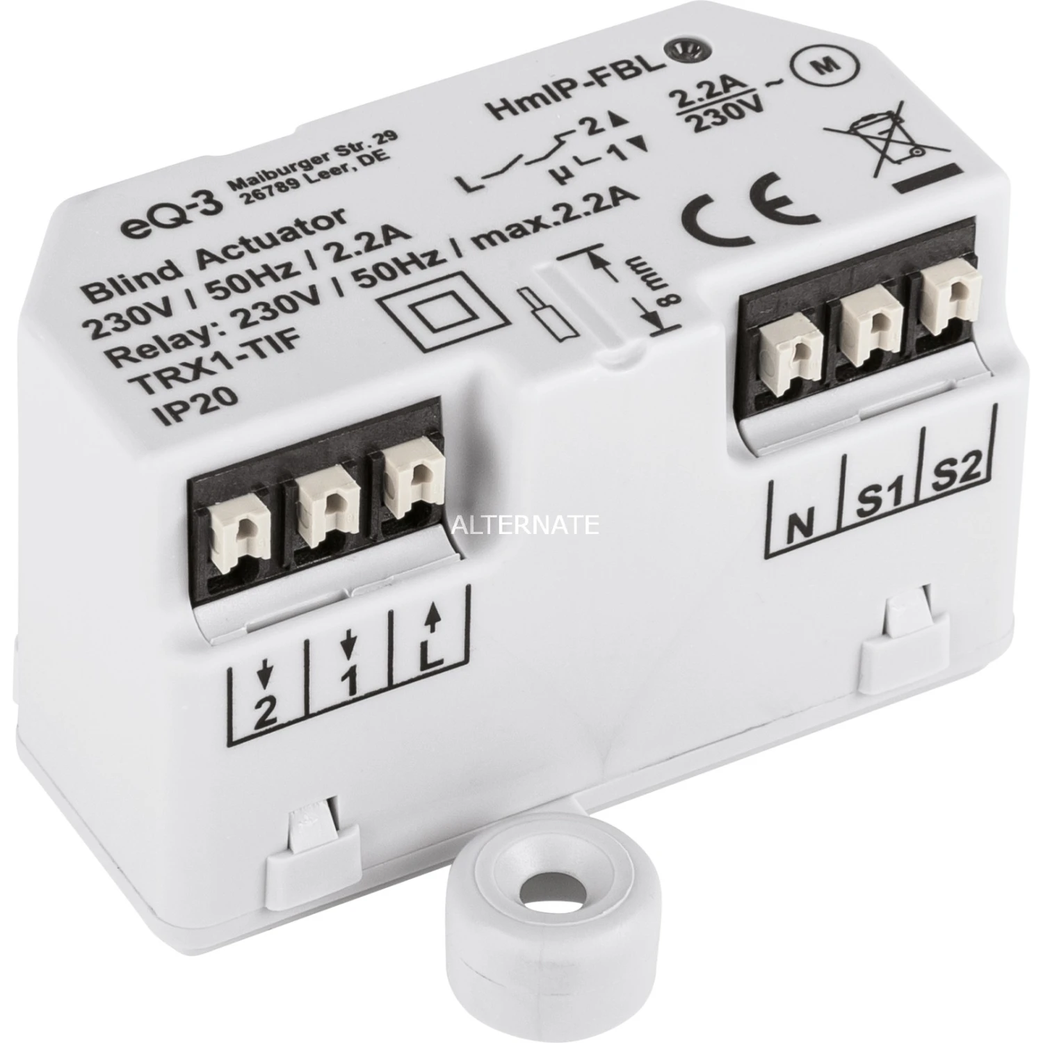 Homematic IP Smart Home Jalousieaktor Unterputz (HmIP-FBL), Relais 3 Homematic IP Smart Home Jalousieaktor Unterputz (HmIP-FBL), Relais