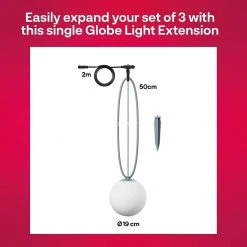 Leuchten INNR Outdoor Smart Globe Light Colour Extension, LED-Leuchte (ersetzt 33 Watt, Erweiterung) -Smart Home Zubehör Verkaufsgeschäft INNR Outdoor Smart Globe Light Colour Extension LED Leuchte@@1848151 3