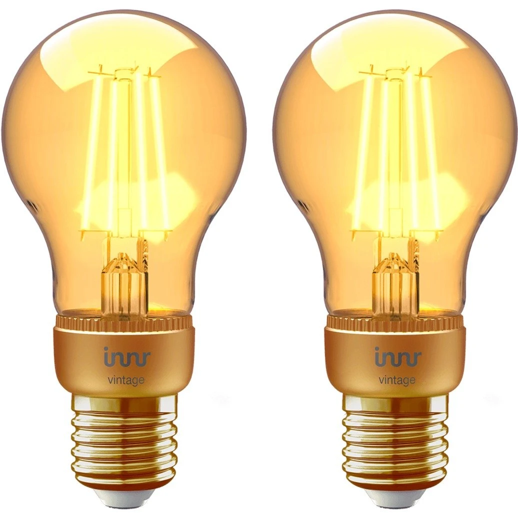 Leuchtmittel INNR Smart Filament Bulb E27 Vintage, LED-Lampe (2er-Pack, Ersetzt 30 Watt) – Bild 2