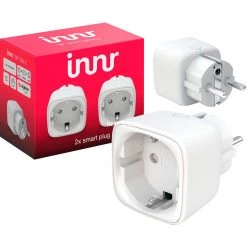 Smarte Steckdosen INNR Smart Plug ZigBee 3.0, Schaltsteckdose (weiß, 2er Pack)
