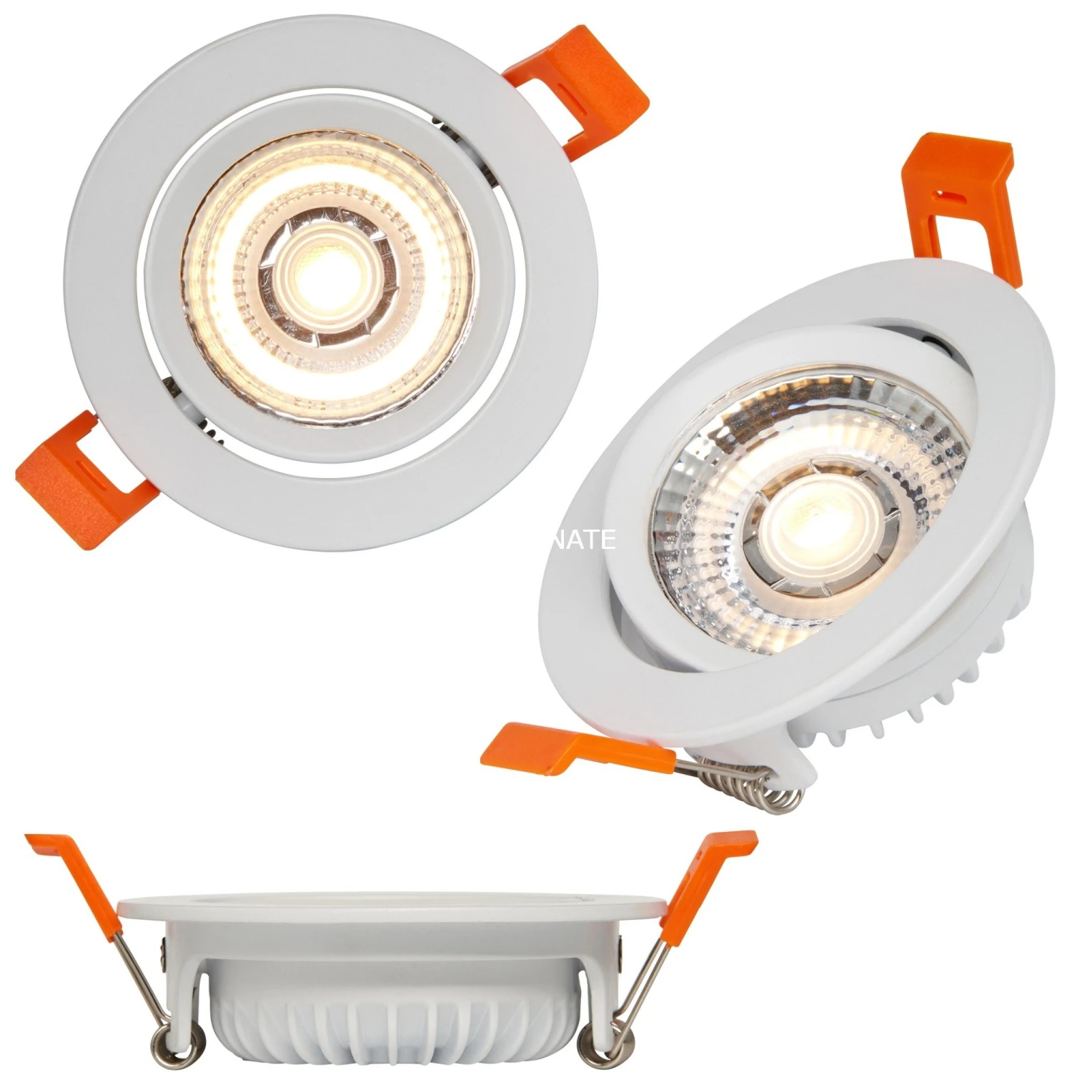 Leuchten INNR Spot Light 3er-Pack, LED-Leuchte (3 Schwenkbare Einbaustrahler) 4 Leuchten INNR Spot Light 3er-Pack, LED-Leuchte (3 Schwenkbare Einbaustrahler) – Bild 2
