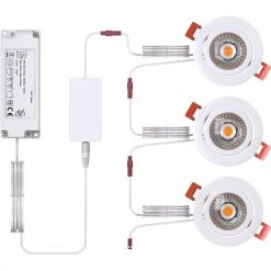 Leuchten INNR Spot Light 3er-Pack, LED-Leuchte (3 Schwenkbare Einbaustrahler) 10 Leuchten INNR Spot Light 3er-Pack, LED-Leuchte (3 Schwenkbare Einbaustrahler) -Smart Home Zubehör Verkaufsgeschäft INNR Spot Light 3er Pack LED Leuchte@@1848137 2
