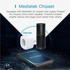 Smarte Steckdosen MEROSS MSS210 Smart Wi-Fi Steckdose, Schaltsteckdose (weiß) -Smart Home Zubehör Verkaufsgeschäft MEROSS MSS210 Smart Wi Fi Steckdose Schaltsteckdose@@1835654 4