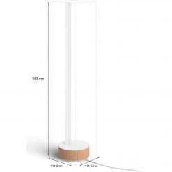 Leuchten Philips Gradient Signe Tischleuchte, LED-Leuchte (weiß/holz, Oak) -Smart Home Zubehör Verkaufsgeschäft Philips Gradient Signe Tischleuchte LED Leuchte@@1855719 3