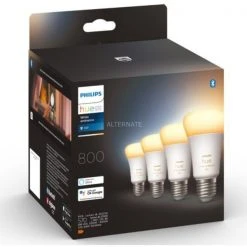 Leuchtmittel Philips Hue E27 Viererpack 4x570lm 60W, LED-Lampe (Viererpack, Ersetzt 60 Watt) -Smart Home Zubehör Verkaufsgeschäft Philips Hue E27 Viererpack 4x570lm 60W LED Lampe@@1791986 3