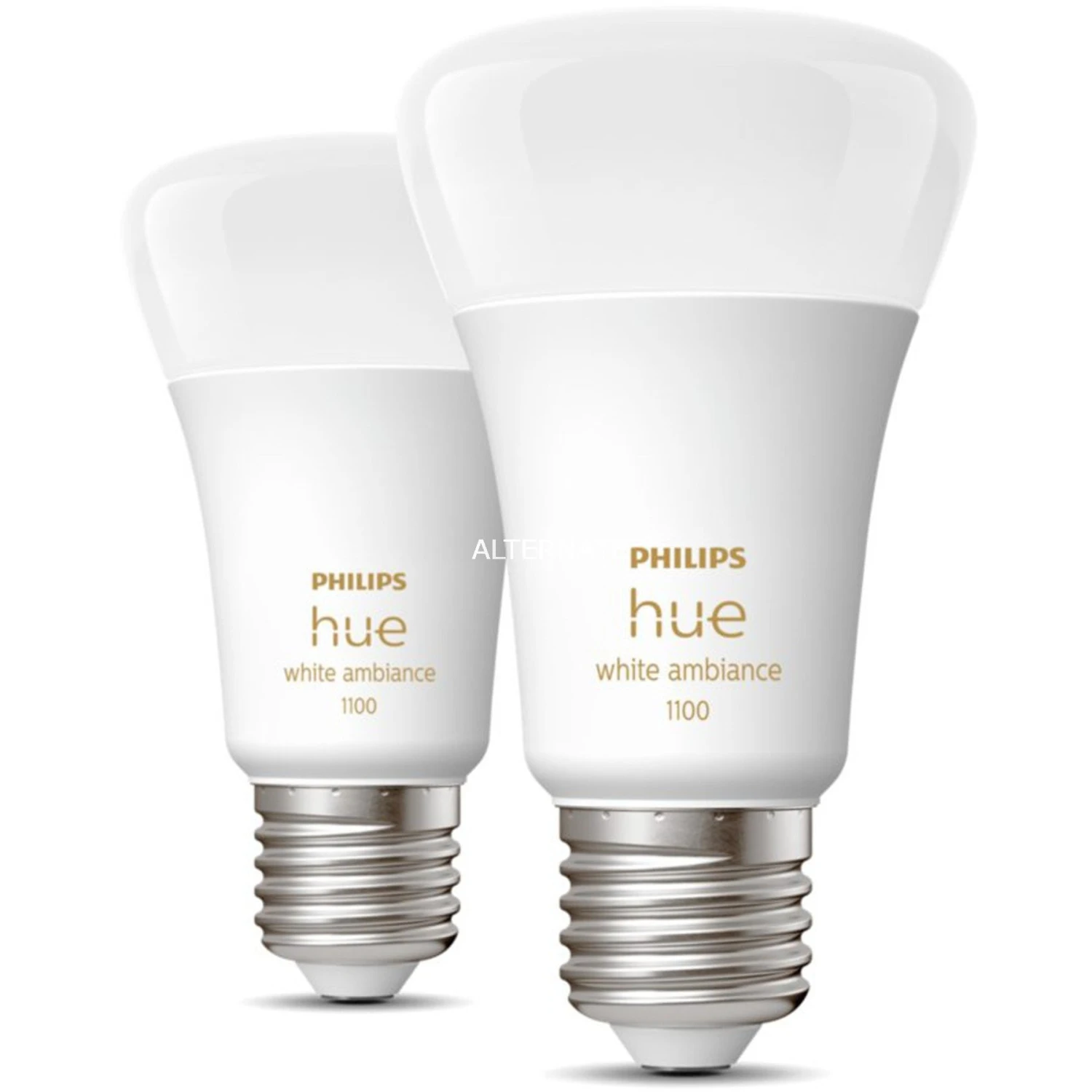 Leuchtmittel Philips Hue White Ambiance E27, LED-Lampe (Doppelpack, Ersetzt 60 Watt) 4 Leuchtmittel Philips Hue White Ambiance E27, LED-Lampe (Doppelpack, Ersetzt 60 Watt) – Bild 2