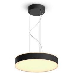 Leuchten Philips Hue White Ambiance Enrave Pendelleuchte, LED-Leuchte (schwarz)