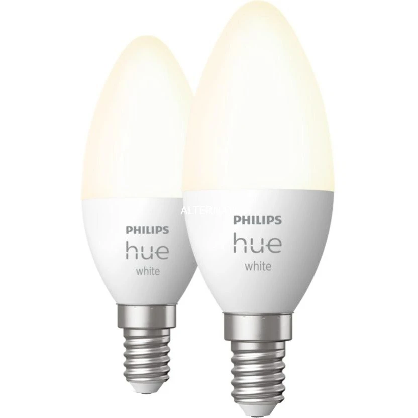 Leuchtmittel Philips Hue White E14, LED-Lampe (Doppelpack, Ersetzt 40 Watt) 3 Leuchtmittel Philips Hue White E14, LED-Lampe (Doppelpack, Ersetzt 40 Watt)