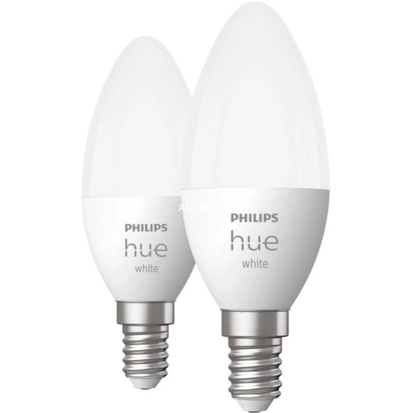 Leuchtmittel Philips Hue White E14, LED-Lampe (Doppelpack, Ersetzt 40 Watt) 4 Leuchtmittel Philips Hue White E14, LED-Lampe (Doppelpack, Ersetzt 40 Watt) – Bild 2