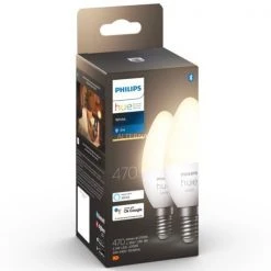 Leuchtmittel Philips Hue White E14, LED-Lampe (Doppelpack, Ersetzt 40 Watt) 9 Leuchtmittel Philips Hue White E14, LED-Lampe (Doppelpack, Ersetzt 40 Watt) -Smart Home Zubehör Verkaufsgeschäft Philips Hue White E14 LED Lampe@@1791974 3