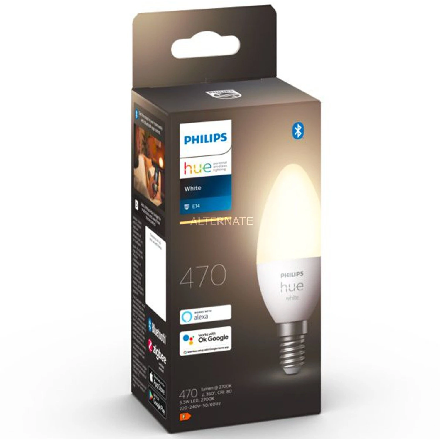 Leuchtmittel Philips Hue White E14, LED-Lampe (ersetzt 40 Watt) 6 Leuchtmittel Philips Hue White E14, LED-Lampe (ersetzt 40 Watt) – Bild 4