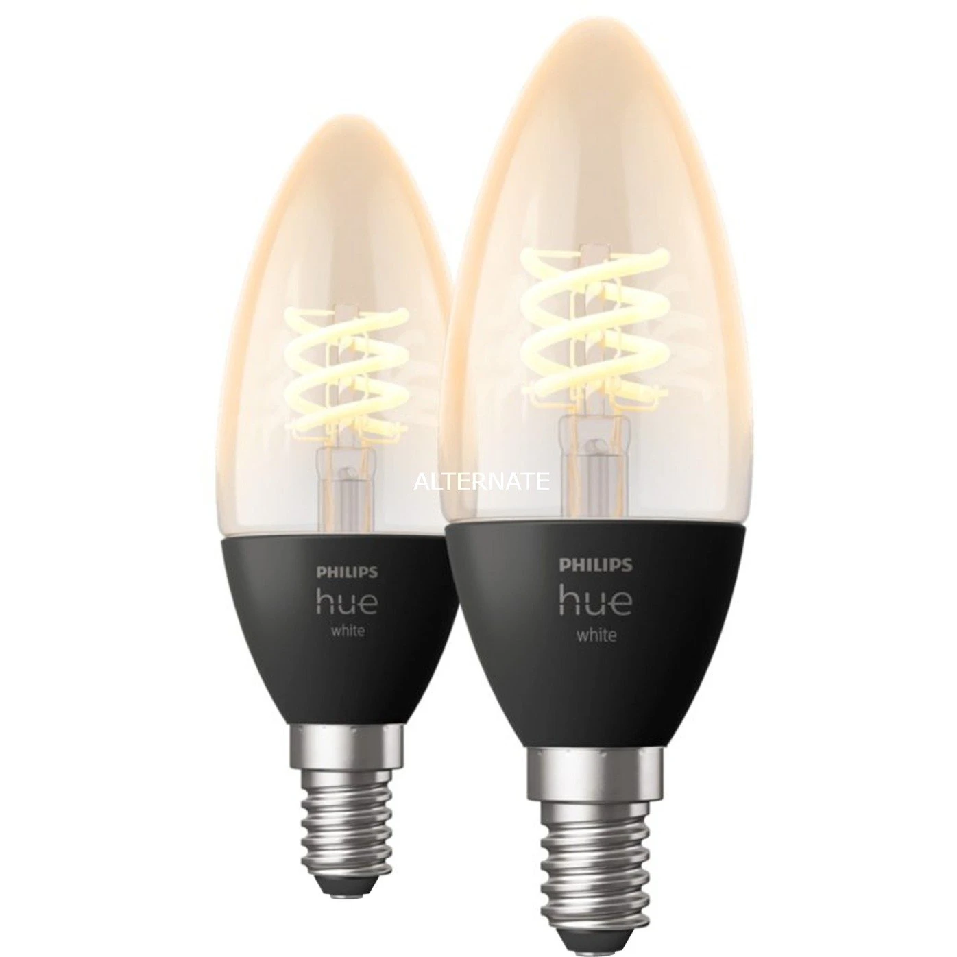 Leuchtmittel Philips Hue White E14, LED-Lampe (Doppelpack, Ersetzt 28 Watt, Filament) 3 Leuchtmittel Philips Hue White E14, LED-Lampe (Doppelpack, Ersetzt 28 Watt, Filament)