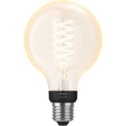 Leuchtmittel Philips Hue White E27 Filament Globe, LED-Leuchte (ersetzt 40 Watt)