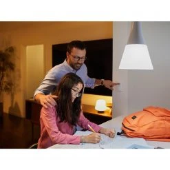 Leuchtmittel Philips Hue White Starter-Kit E27, LED-Lampe (drei Lampen, Eine Hue-Bridge, Ein Dimmschalter, Ersetzt 75 Watt) -Smart Home Zubehör Verkaufsgeschäft Philips Hue White Starter Kit E27 LED Lampe@@1791952 4