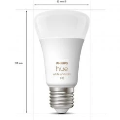 Leuchtmittel Philips Hue White & Color Ambiance E27, LED-Lampe (Doppelpack, Ersetzt 60 Watt) -Smart Home Zubehör Verkaufsgeschäft Philips Hue White Color Ambiance E27 LED Lampe@@1791963 2