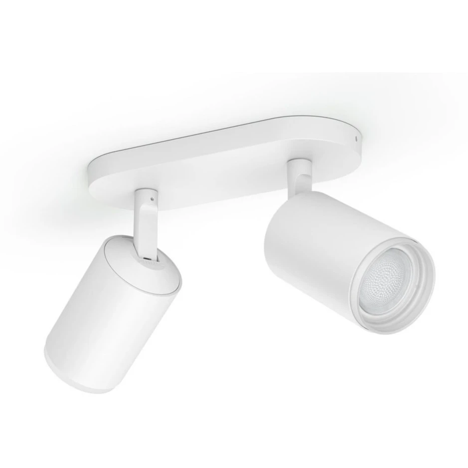 Leuchten Philips Hue White & Color Ambiance Fugato 2er-Spot, LED-Leuchte (weiß) – Bild 2