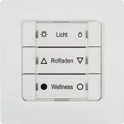 Rollladensteuerung Rademacher DuoFern Mehrfachwandtaster 230V 9494-2, Schalter (weiß)