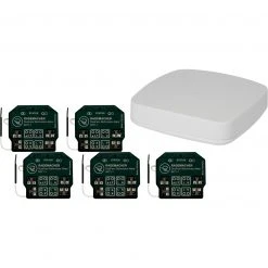 Rollladensteuerung Rademacher Multibundle Rohrmotoraktor + Bridge (5x Rohrmotor-Aktor 9471-1, 1x Start2Smart Bridge)