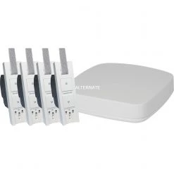 Rollladensteuerung Rademacher Multibundle RolloTron 1200 + Bridge, Elektrischer Gurtwickler (weiß, 4x RolloTron 1200, 1x Start2Smart Bridge)