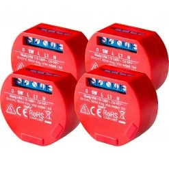 Schalter Shelly 1PM, Relais (4er Pack)