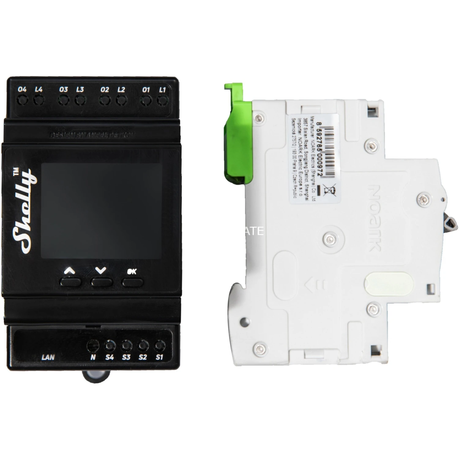 Schalter Shelly 4Pro PM, Relais (vier Kanäle ) 4 Schalter Shelly 4Pro PM, Relais (vier Kanäle ) – Bild 2