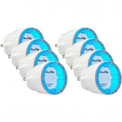 Smarte Steckdosen Shelly Plug S, Stecker (weiß, 8er Pack)
