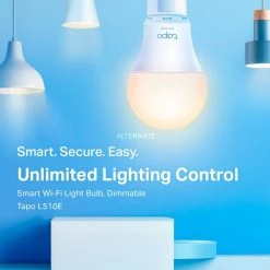 TP-Link Smart Home TP-Link Tapo L510E, LED-Lampe (ersetzt 60 Watt) -Smart Home Zubehör Verkaufsgeschäft TP Link Tapo L510E LED Lampe@@lhsptd01 2